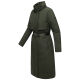 Navahoo Waldbummler Damen Herbst Winter Parka Dark Olive Größe XS - Gr. 34