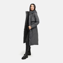 Navahoo Waldbummler Damen Herbst Winter Parka Mouse Grey Größe XS - Gr. 34