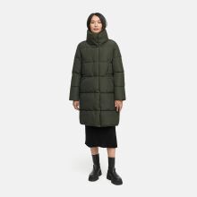 Navahoo Wolkenkuss Winter Steppjacke halblang Dark Olive-Größe S - Gr. 36