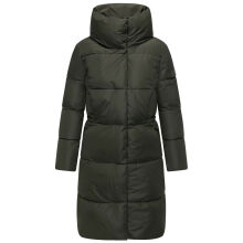 Navahoo Wolkenkuss Winter Steppjacke halblang Dark Olive-Größe S - Gr. 36