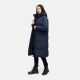 Marikoo Yaskaa Damen Herbst Winter Parka Jacke Navy Größe L - Gr. 40