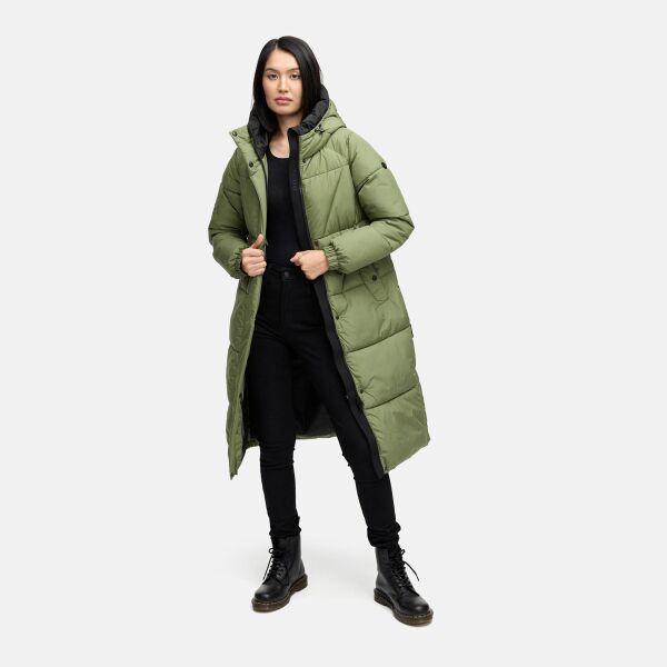 Marikoo Yaskaa Damen Herbst Winter Parka Jacke Olive Leaf Größe S - Gr. 36