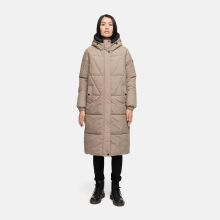 Marikoo Yaskaa Damen Herbst Winter Parka Jacke Taupe Grey Größe S - Gr. 36