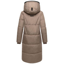 Marikoo Yaskaa Damen Herbst Winter Parka Jacke Taupe Grey Größe S - Gr. 36