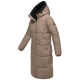 Marikoo Yaskaa Damen Herbst Winter Parka Jacke Taupe Grey Größe S - Gr. 36