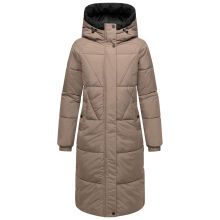 Marikoo Yaskaa Damen Herbst Winter Parka Jacke Taupe Grey Größe L - Gr. 40