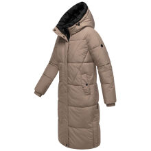 Marikoo Yaskaa Damen Herbst Winter Parka Jacke Taupe Grey Größe L - Gr. 40