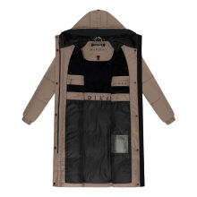Marikoo Yaskaa Damen Herbst Winter Parka Jacke Taupe Grey Größe L - Gr. 40