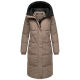 Marikoo Yaskaa Damen Herbst Winter Parka Jacke Taupe Grey Größe L - Gr. 40