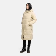 Marikoo Yaskaa Damen Herbst Winter Parka Jacke Beige Größe L - Gr. 40