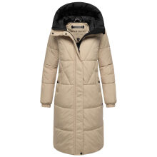 Marikoo Yaskaa Damen Herbst Winter Parka Jacke Beige Größe L - Gr. 40
