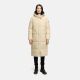 Marikoo Yaskaa Damen Herbst Winter Parka Jacke Beige Größe L - Gr. 40