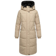 Marikoo Yaskaa Damen Herbst Winter Parka Jacke Beige Größe XL - Gr. 42