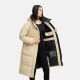 Marikoo Yaskaa Damen Herbst Winter Parka Jacke Beige Größe XL - Gr. 42
