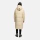 Marikoo Yaskaa Damen Herbst Winter Parka Jacke Beige Größe XXXL - Gr. 46