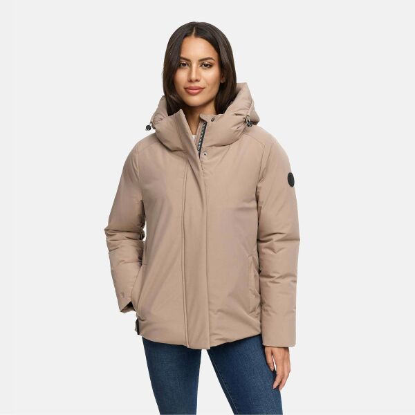 Marikoo Yeminaa Damen Herbst Winter Jacke Taupe Grey Größe XS - Gr. 34