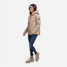 Marikoo Yeminaa Damen Herbst Winter Jacke Taupe Grey Größe L - Gr. 40