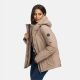 Marikoo Yeminaa Damen Herbst Winter Jacke Taupe Grey Größe L - Gr. 40