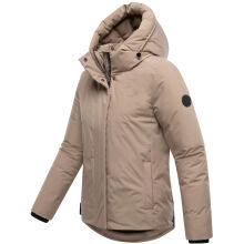 Marikoo Yeminaa Damen Herbst Winter Jacke Taupe Grey Größe XXXL - Gr. 46