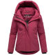 Marikoo Yeminaa Damen Herbst Winter Jacke Berry Wine Größe XXXL - Gr. 46