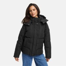 Navahoo Zauberlicht Damen Herbst Winter kurz Steppjacke Schwarz Größe S - Gr. 36