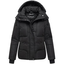 Navahoo Zauberlicht Damen Herbst Winter kurz Steppjacke Schwarz Größe S - Gr. 36