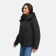 Navahoo Zauberlicht Damen Herbst Winter kurz Steppjacke Schwarz Größe S - Gr. 36