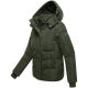 Navahoo Zauberlicht Damen Herbst Winter kurz Steppjacke Dark Olive Größe S - Gr. 36