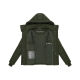 Navahoo Zauberlicht Damen Herbst Winter kurz Steppjacke Dark Olive Größe S - Gr. 36