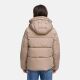 Navahoo Zauberlicht Damen Herbst Winter kurz Steppjacke Taupe Grey Größe S - Gr. 36