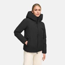 Navahoo Blütenlicht Damen Herbst Winter Jacke  Schwarz Größe XS - Gr.34