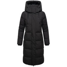 Marikoo Chumanii Damen Herbst Winter Steppmantel Parka lang Schwarz Größe XS - Gr.34