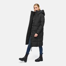 Marikoo Chumanii Damen Herbst Winter Steppmantel Parka lang Schwarz Größe L - Gr.40