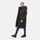 Marikoo Chumanii Damen Herbst Winter Steppmantel Parka lang Schwarz Größe L - Gr.40