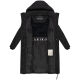 Marikoo Chumanii Damen Herbst Winter Steppmantel Parka lang Schwarz Größe XXXXL - Gr.48