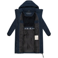Marikoo Chumanii Damen Herbst Winter Steppmantel Parka lang Navy Größe S - Gr.36