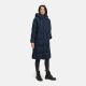 Marikoo Chumanii Damen Herbst Winter Steppmantel Parka lang Navy Größe S - Gr.36