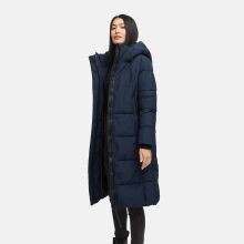 Marikoo Chumanii Damen Herbst Winter Steppmantel Parka lang Navy Größe M - Gr.38