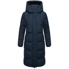 Marikoo Chumanii Damen Herbst Winter Steppmantel Parka lang Navy Größe L - Gr.40