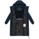 Marikoo Chumanii Damen Herbst Winter Steppmantel Parka lang Navy Größe XL - Gr.42