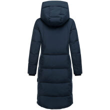 Marikoo Chumanii Damen Herbst Winter Steppmantel Parka lang Navy Größe XXL - Gr.44