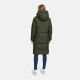 Marikoo Chumanii Damen Herbst Winter Steppmantel Parka lang DarkOlive Größe XS - Gr.34
