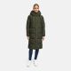 Marikoo Chumanii Damen Herbst Winter Steppmantel Parka lang DarkOlive Größe XXXXL - Gr.48