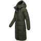 Marikoo Chumanii Damen Herbst Winter Steppmantel Parka lang DarkOlive Größe XXXXL - Gr.48