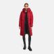 Marikoo Chumanii Damen Herbst Winter Steppmantel Parka lang DeepRed Größe XL - Gr.42