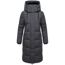 Marikoo Chumanii Damen Herbst Winter Steppmantel Parka lang Anthracite Größe XXL - Gr.44