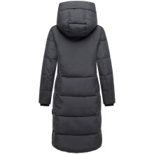Marikoo Chumanii Damen Herbst Winter Steppmantel Parka lang Anthracite Größe XXL - Gr.44