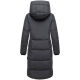 Marikoo Chumanii Damen Herbst Winter Steppmantel Parka lang Anthracite Größe XXXXXXL - Gr.52
