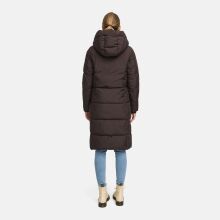 Marikoo Chumanii Damen Herbst Winter Steppmantel Parka lang Choco Größe M - Gr.38
