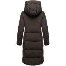 Marikoo Chumanii Damen Herbst Winter Steppmantel Parka lang Choco Größe M - Gr.38